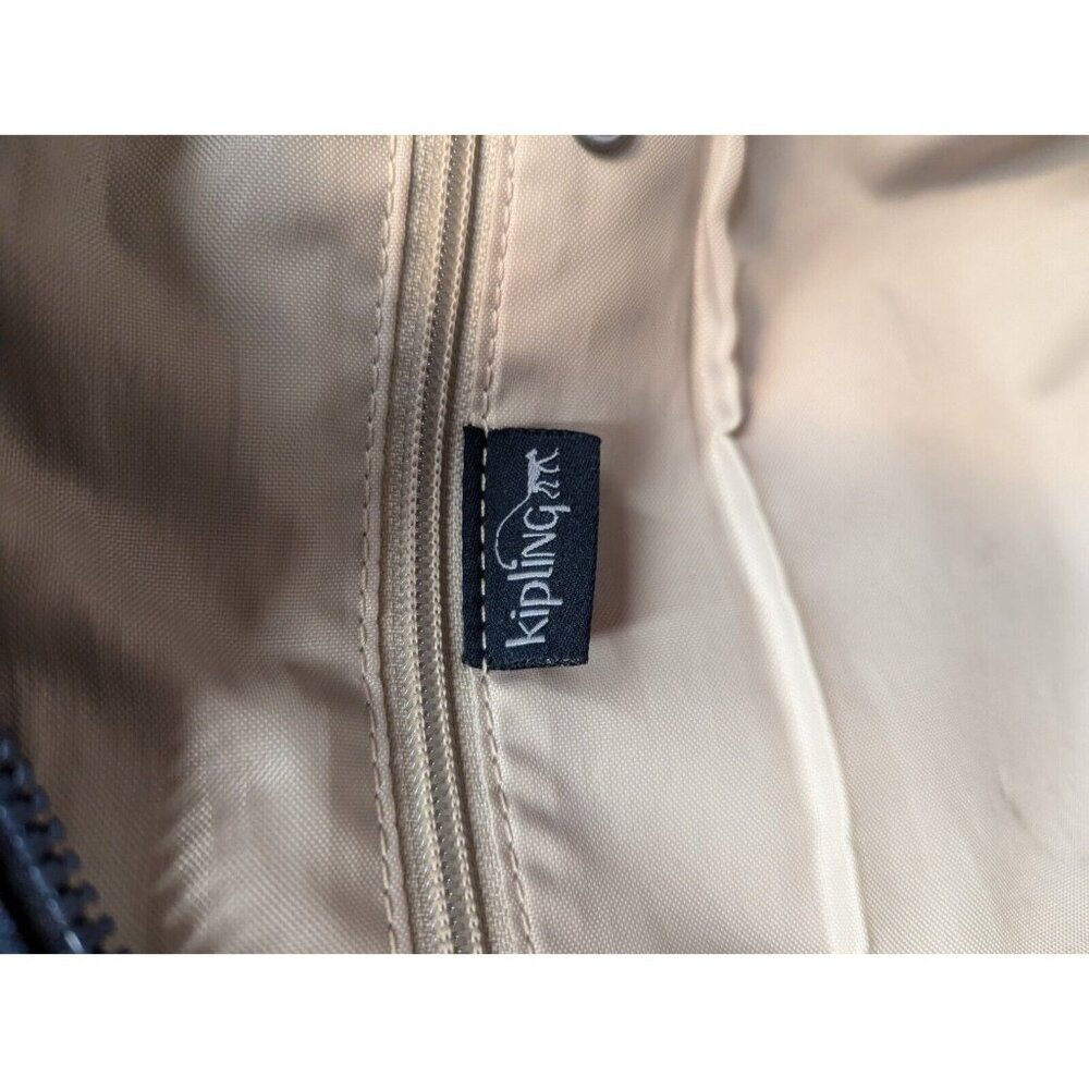 Kipling Blue Backpack Monkey Pattern - image 8